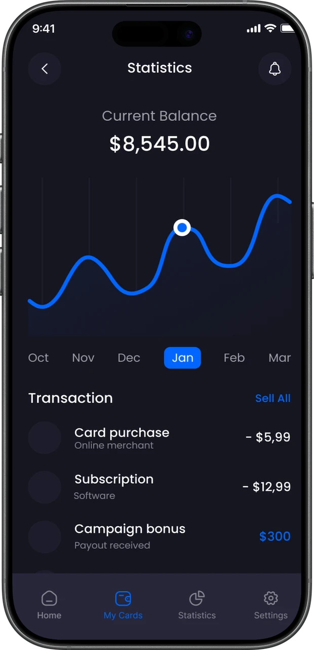 The Cardexa Pro app showing a current balance and a list of approved payouts.